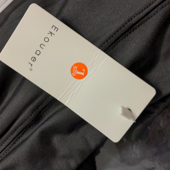 Black Golf Tennis Lycra Skorts - Picture 4 of 5